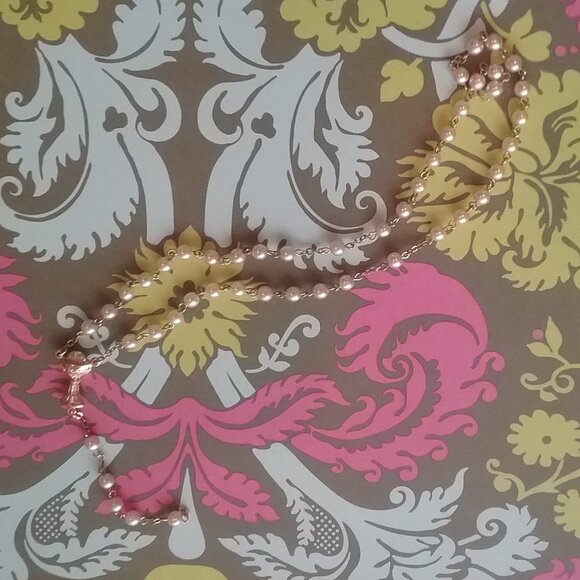 Vintage Rosary Beads IHS Chalice of Life - Religious Catholic Symbol - Picture 3 of 7